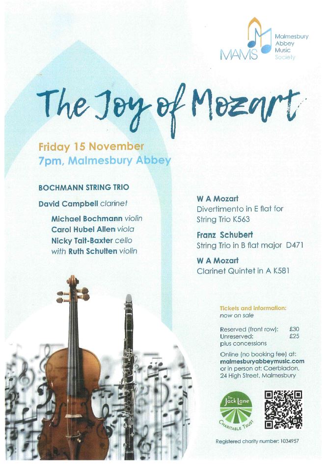 Malmesbury Abbey Music Society -The Joy of Mozart